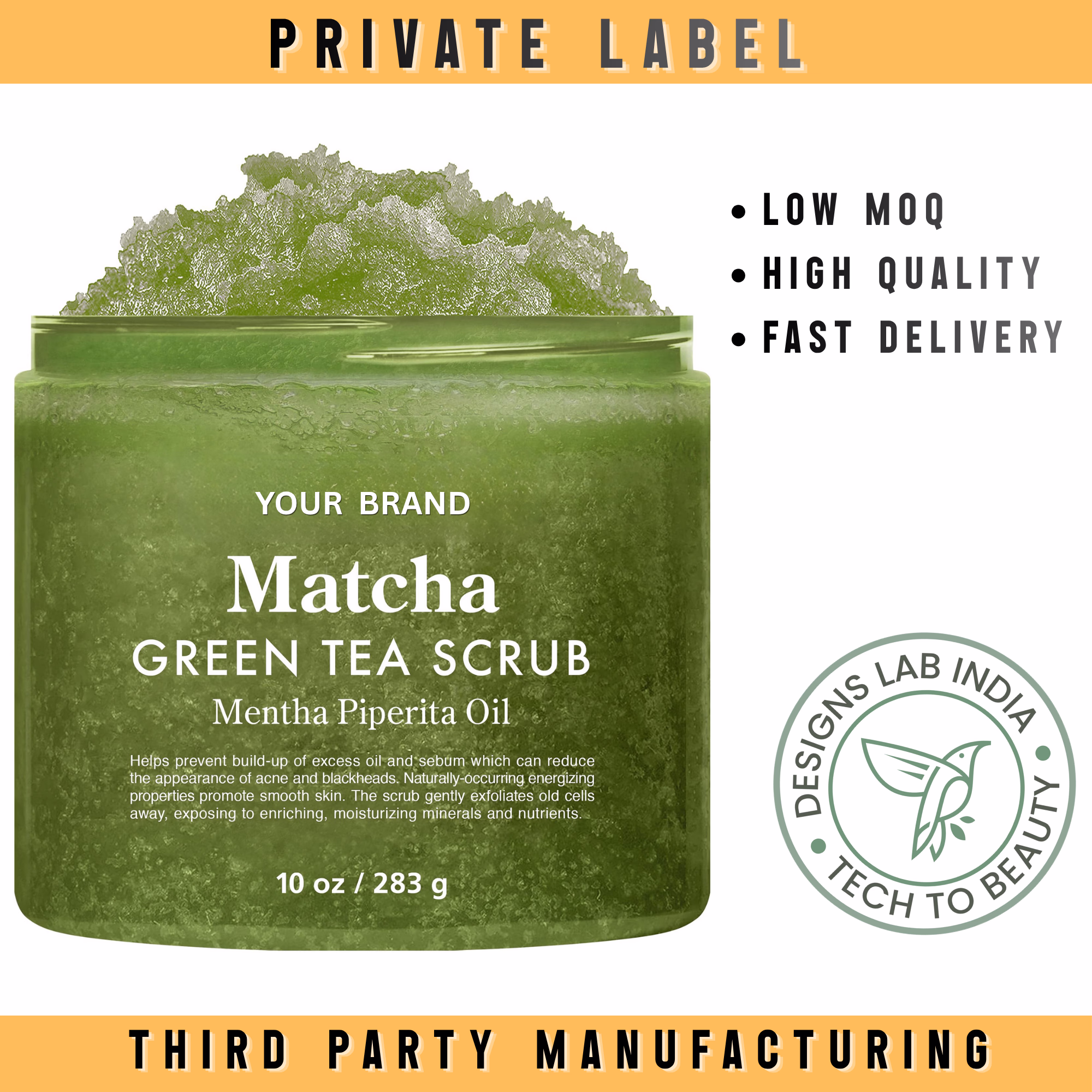 Green Tea Face & Body Scrub